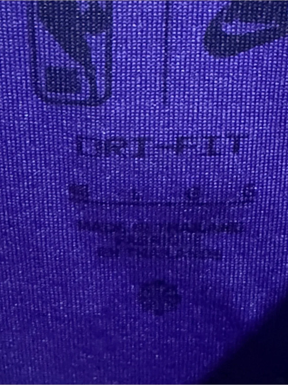 Nike Sacramento Purple Basketball Jersey with White & Black Accents #5